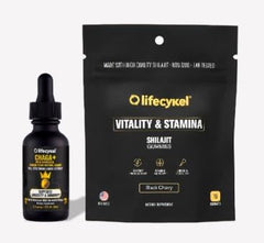 Life Cykel Mongolia Warrior Pack chaga liquid bottle ready to mix into beverages for daily wellness