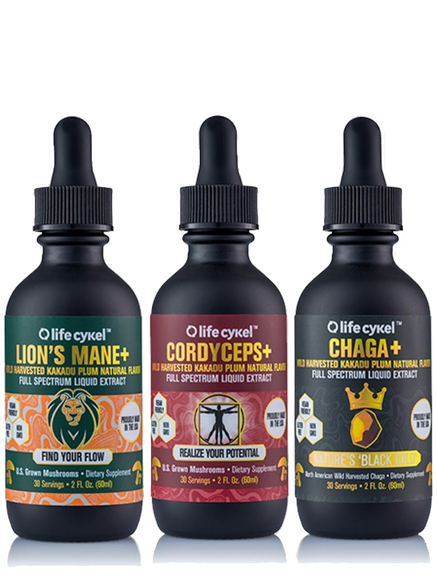 Life Cykel This Is It Pack bottle with chaga, for daily energy support