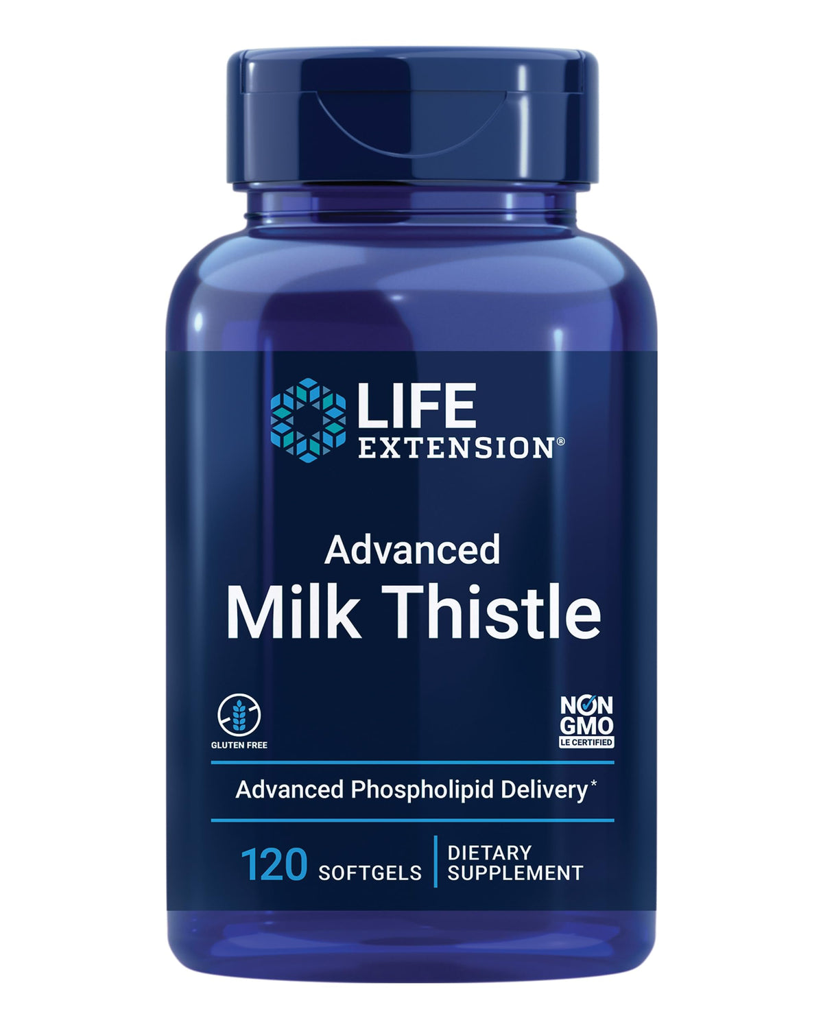Life Extension Advanced Milk Thistle bottle front for liver health support