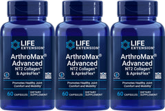 Life Extension ArthroMax NT2 Collagen bottle for a daily wellness routine.