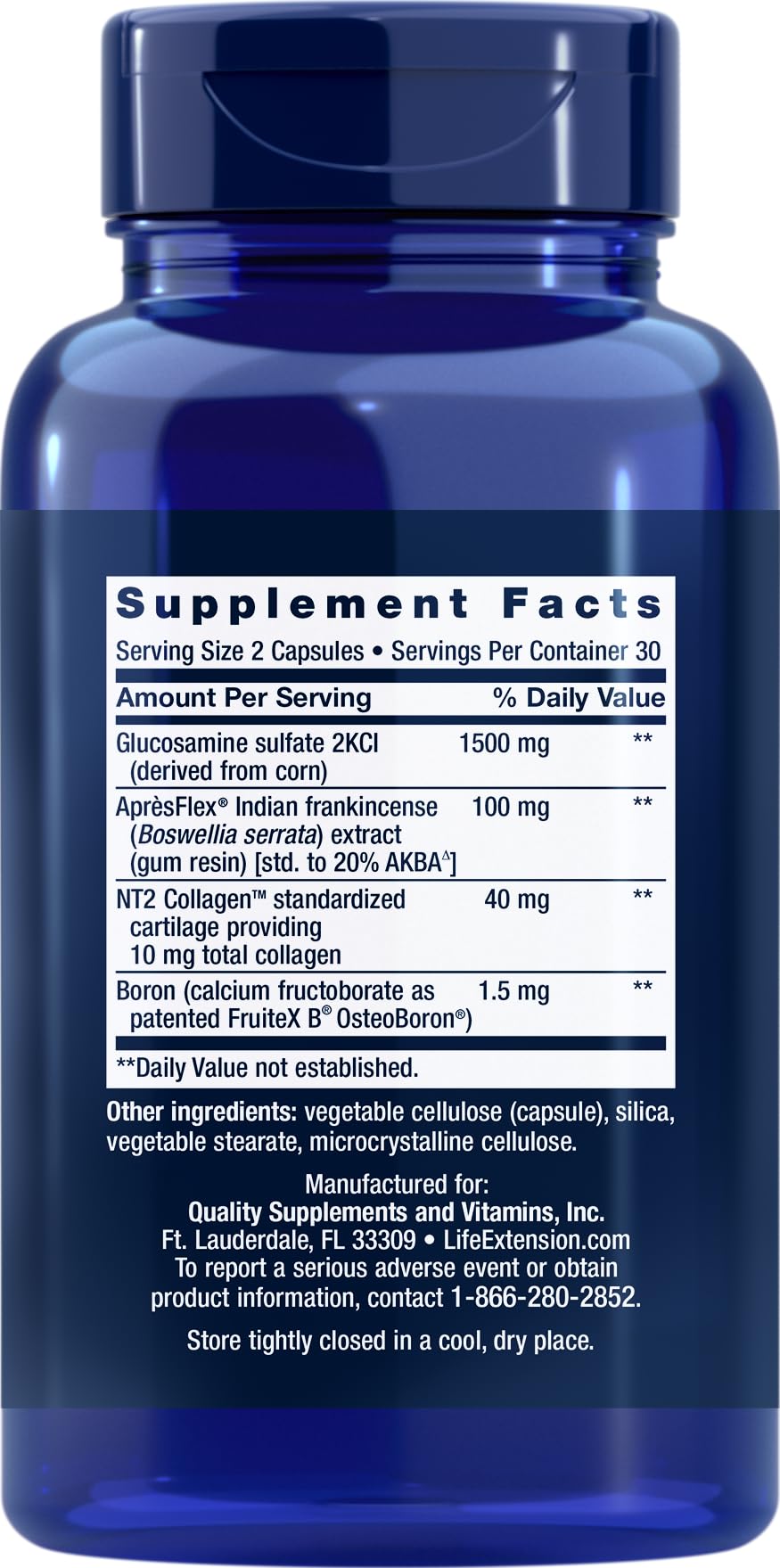 Life Extension ArthroMax capsules on a counter for a simple daily routine.