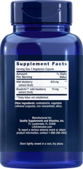 Life Extension Blueberry Extract capsules pack 2 demonstrates convenient daily antioxidant intake