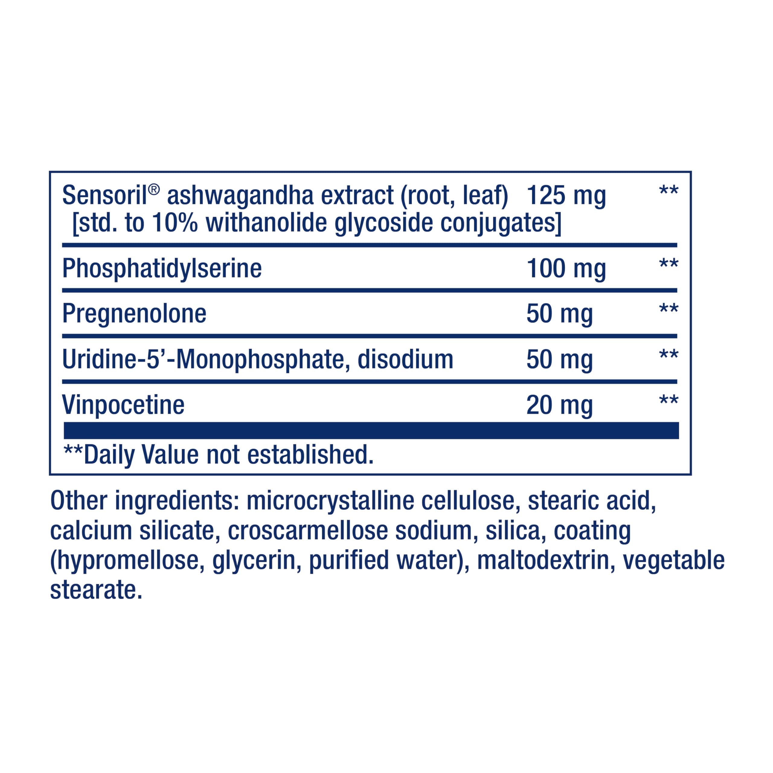 Life Extension Cognitex Elite Pregnenolone bottle with non-GMO and gluten-free seals