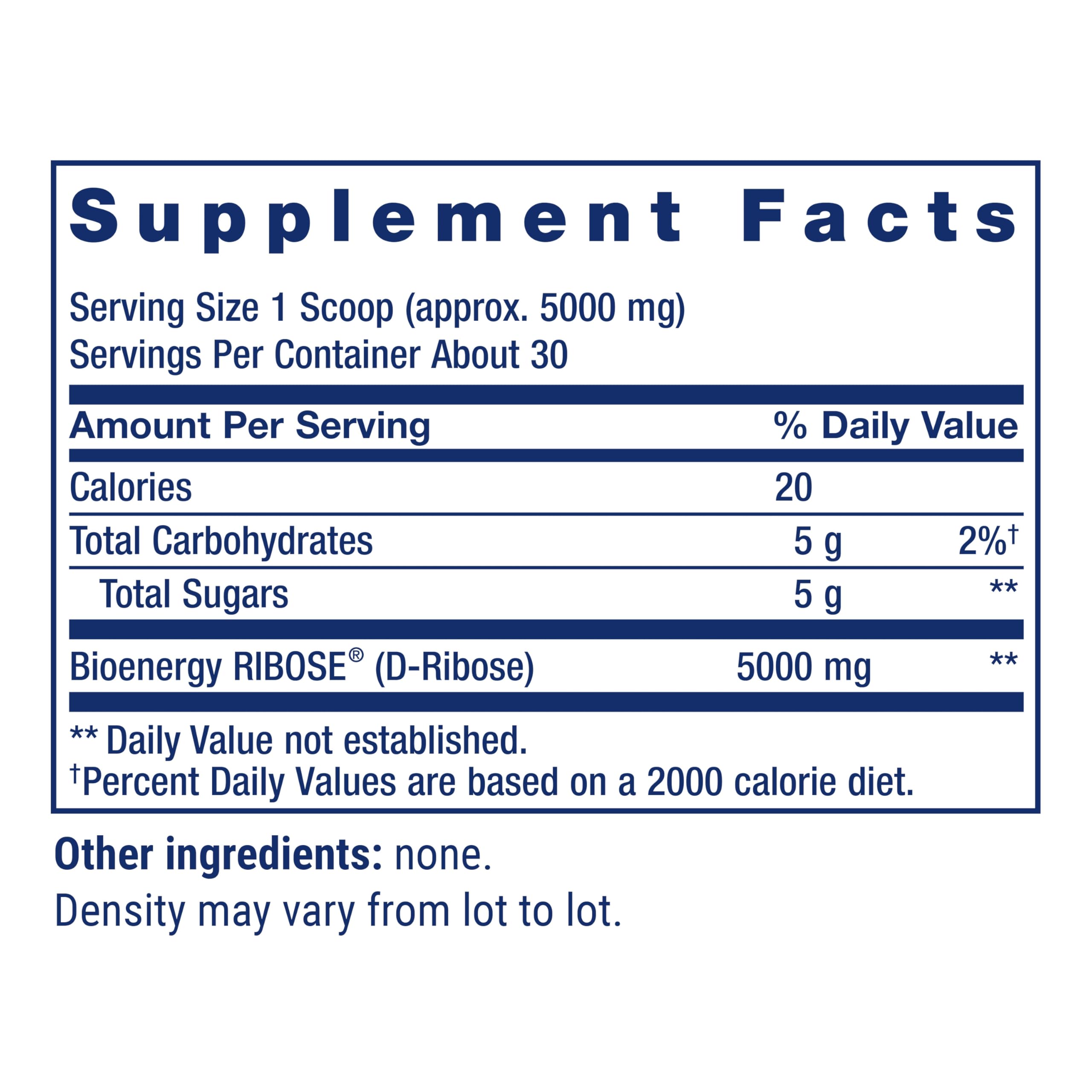 Life Extension D-Ribose powder dissolves in hot or cold drinks for versatile use
