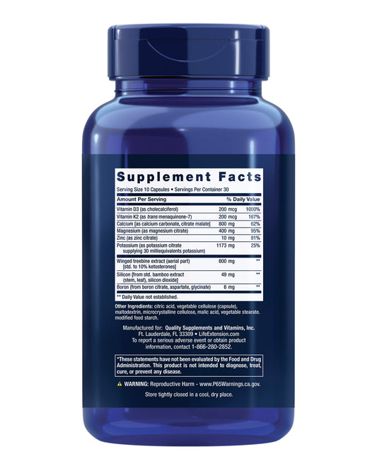 Dr. Strum's Intensive Bone Formula capsules ready for daily dose