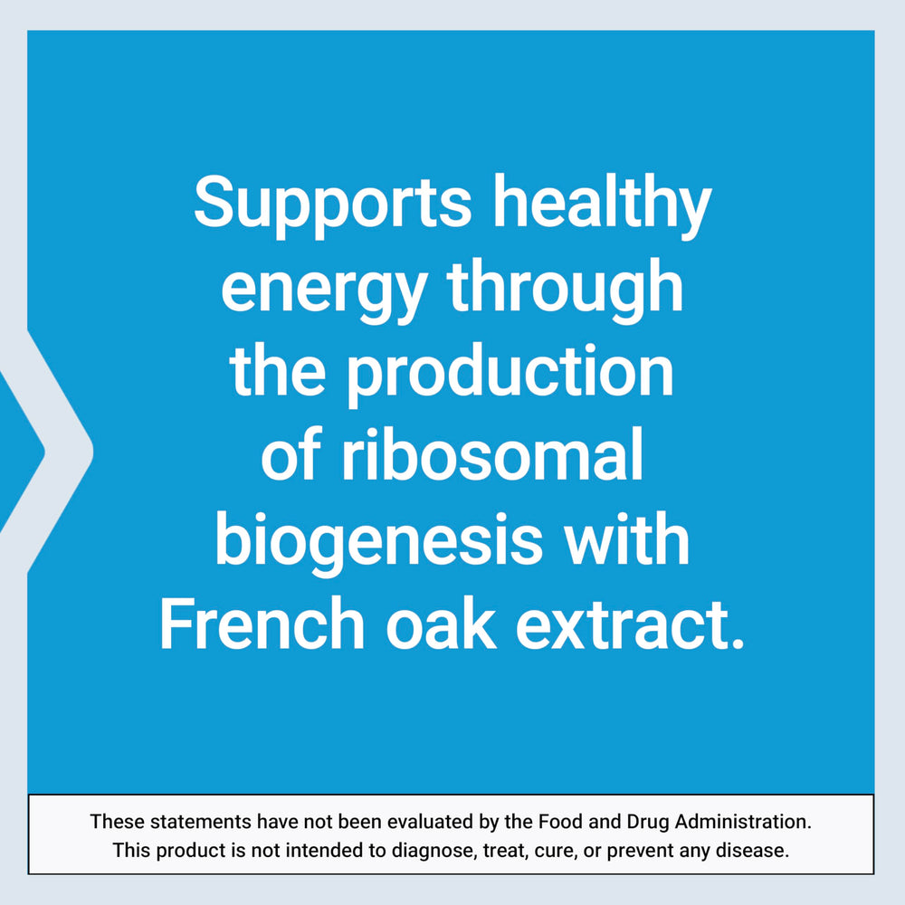 EnergyGain ingredients list highlighting French oak extract