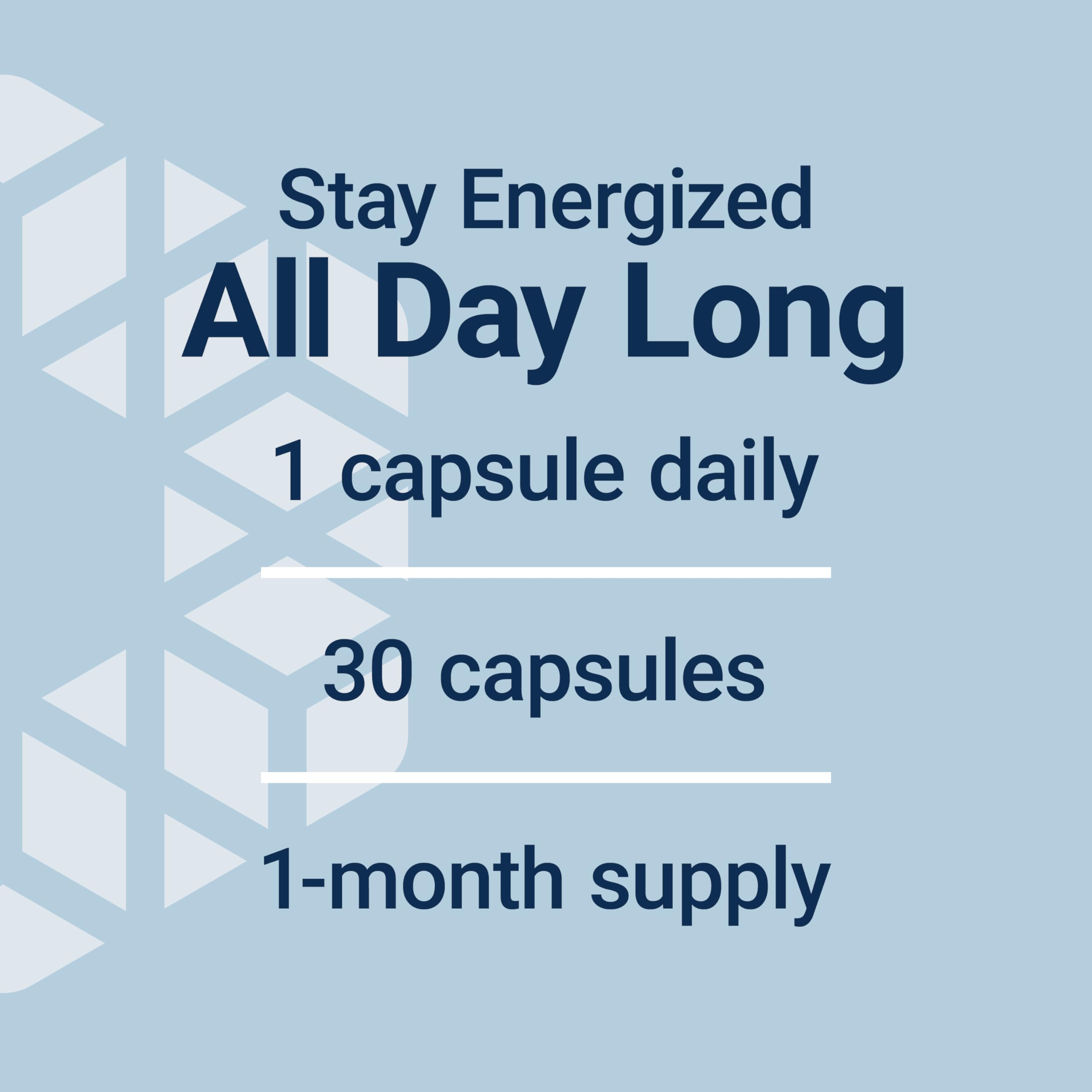 EnergyGain reseal cap preserving capsule freshness