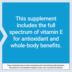 Life Extension Gamma E manufactured in the USA for quality.