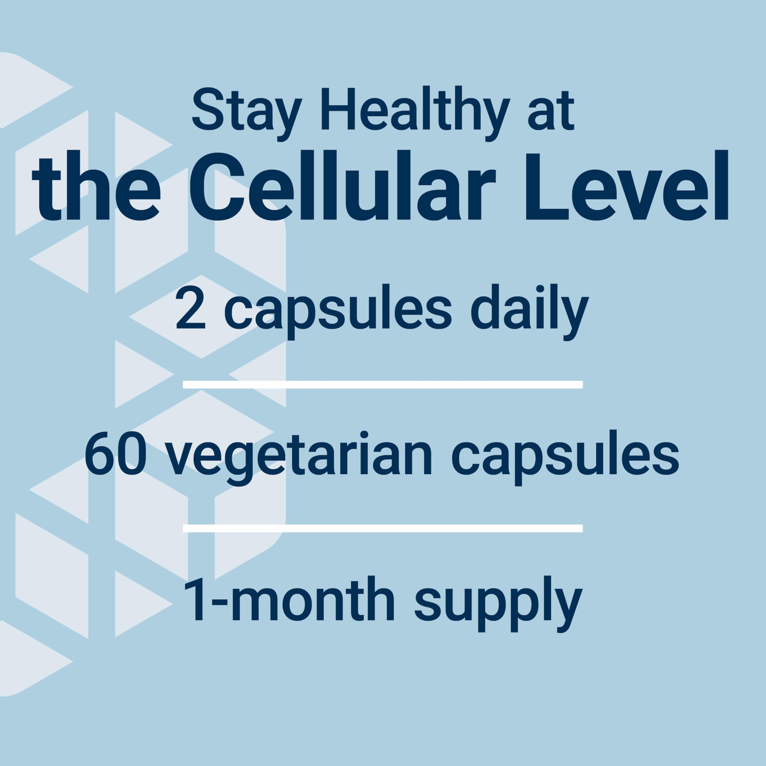 GEROPROTECT Stem Cell capsule closeup showcasing vegetarian capsules for daily use.
