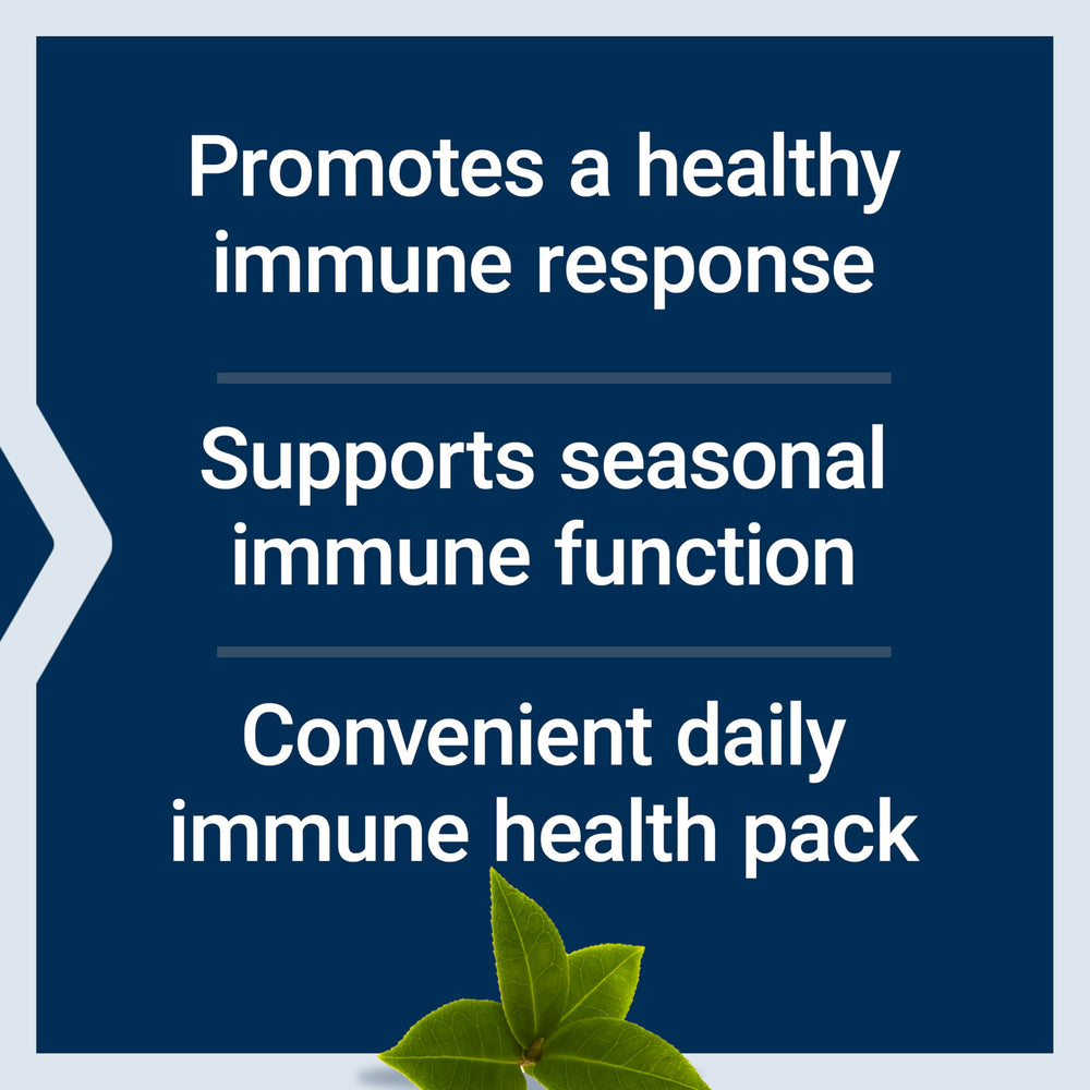 Life Extension Immune Packs packet open showing individual servings.