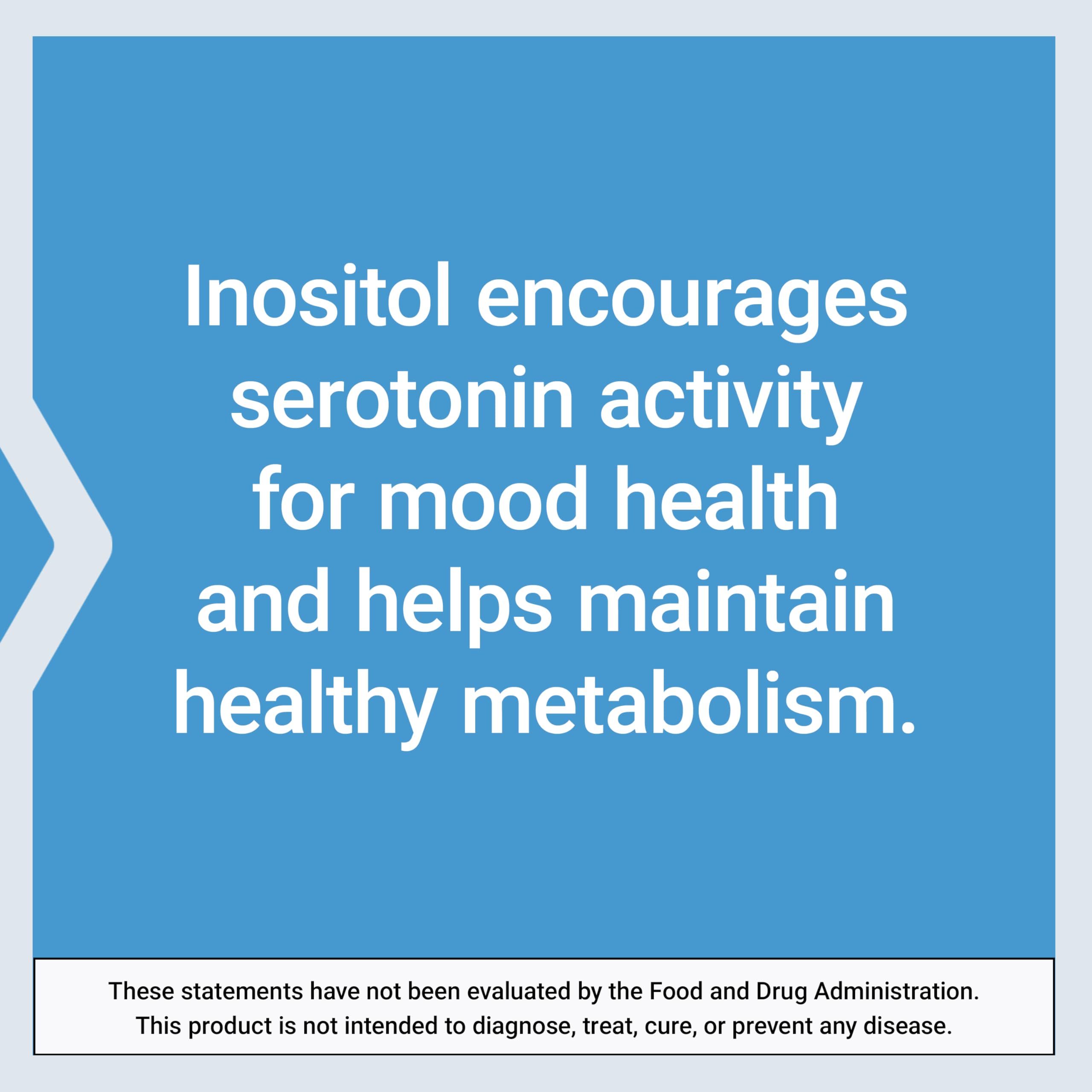 Life Extension Inositol Caps emphasizes gluten-free and non-GMO claim for clean supplementation.