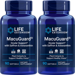 Life Extension MacuGuard bottle front view for daily eye support