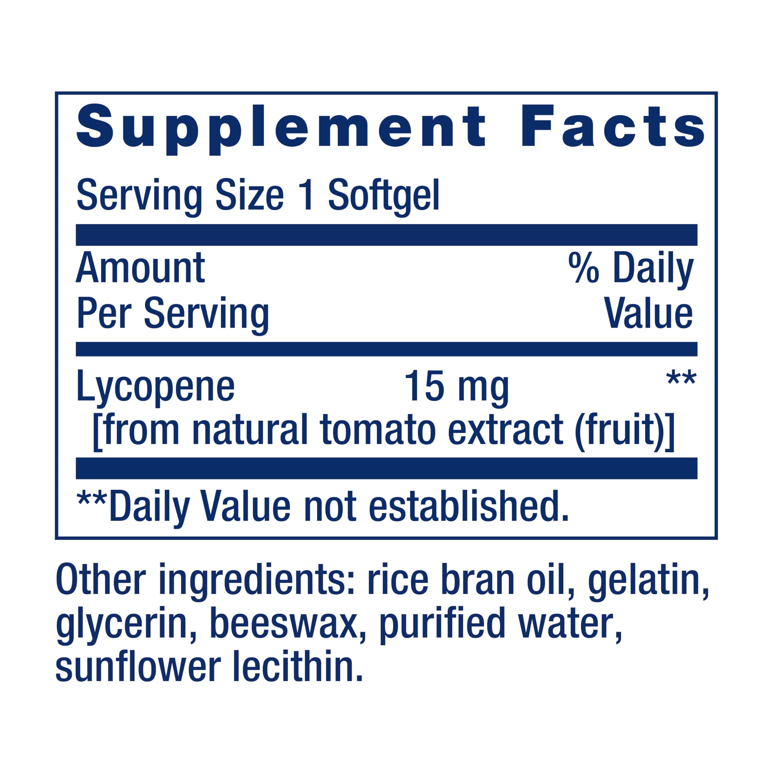 Close-up of Mega Lycopene capsules highlighting antioxidant protection.