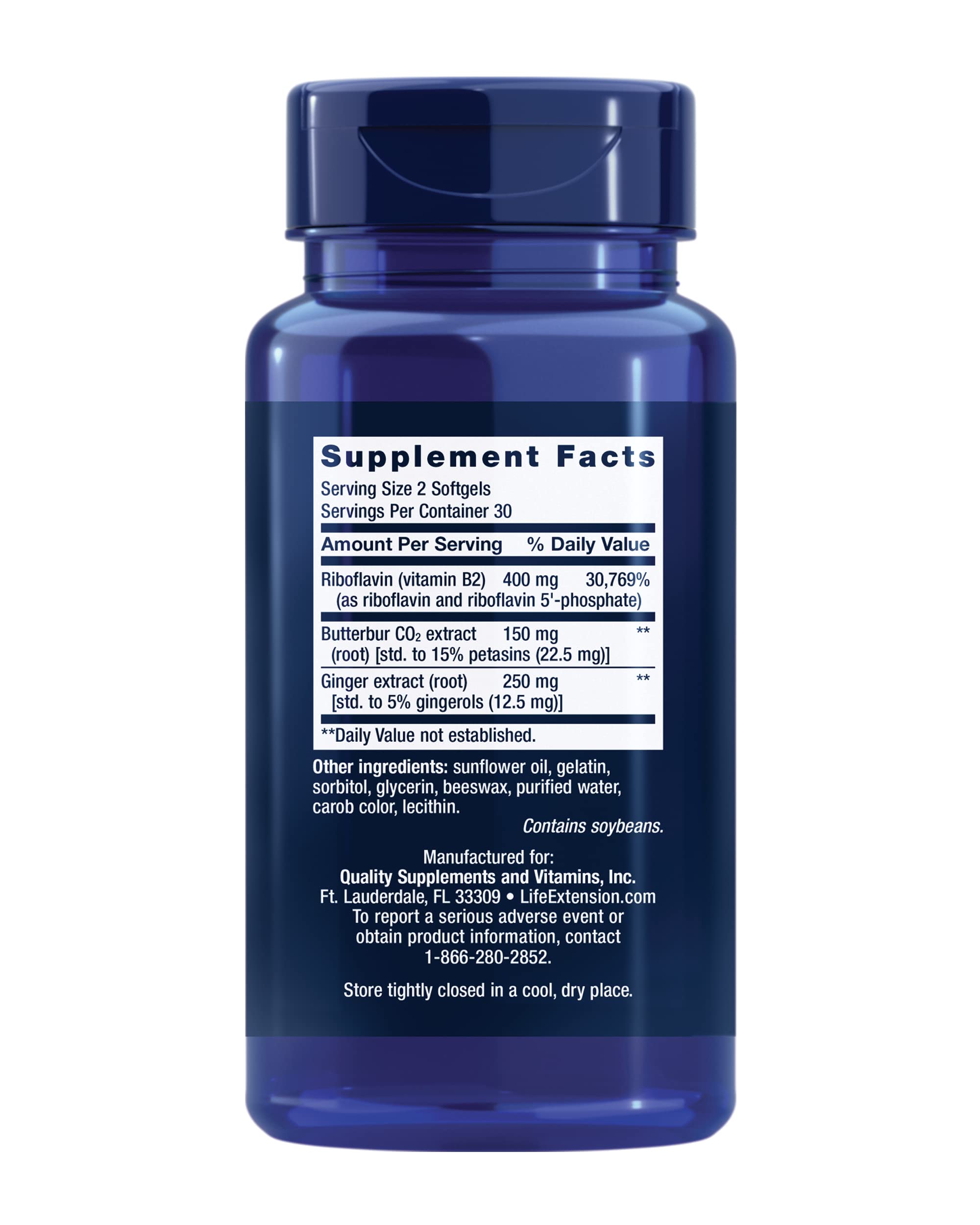 Migra-Eeze softgels deliver convenient head comfort support.