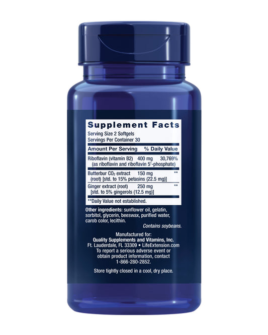 Migra-Eeze softgels deliver convenient head comfort support.