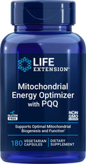 Life Extension Mitochondrial Energy Optimizer bottle with vegetarian capsules for daily energy support