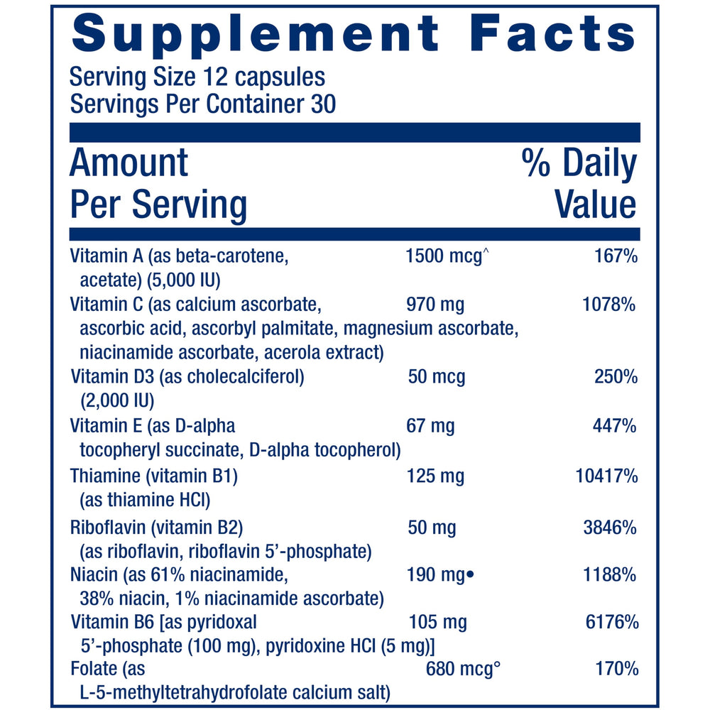 Scoop and bottle scene illustrating convenient daily intake with Life Extension Mix.