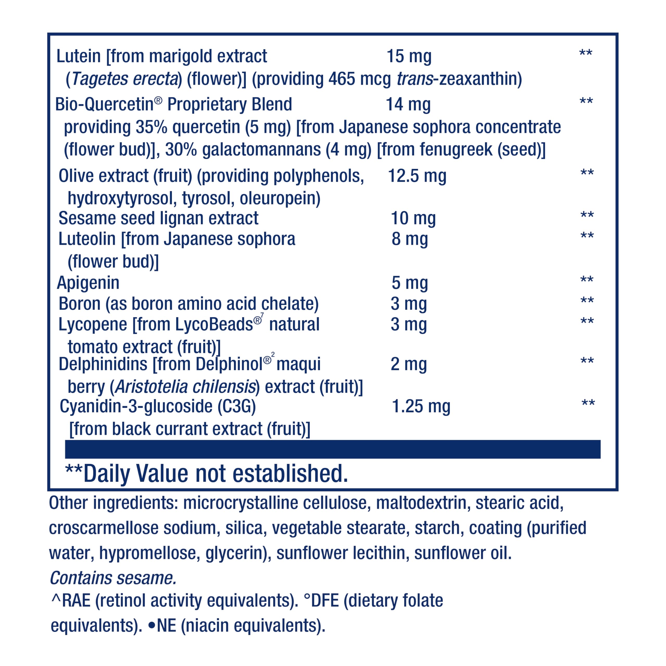 Life Extension Mix antioxidant blend with green tea and pomegranate extracts.