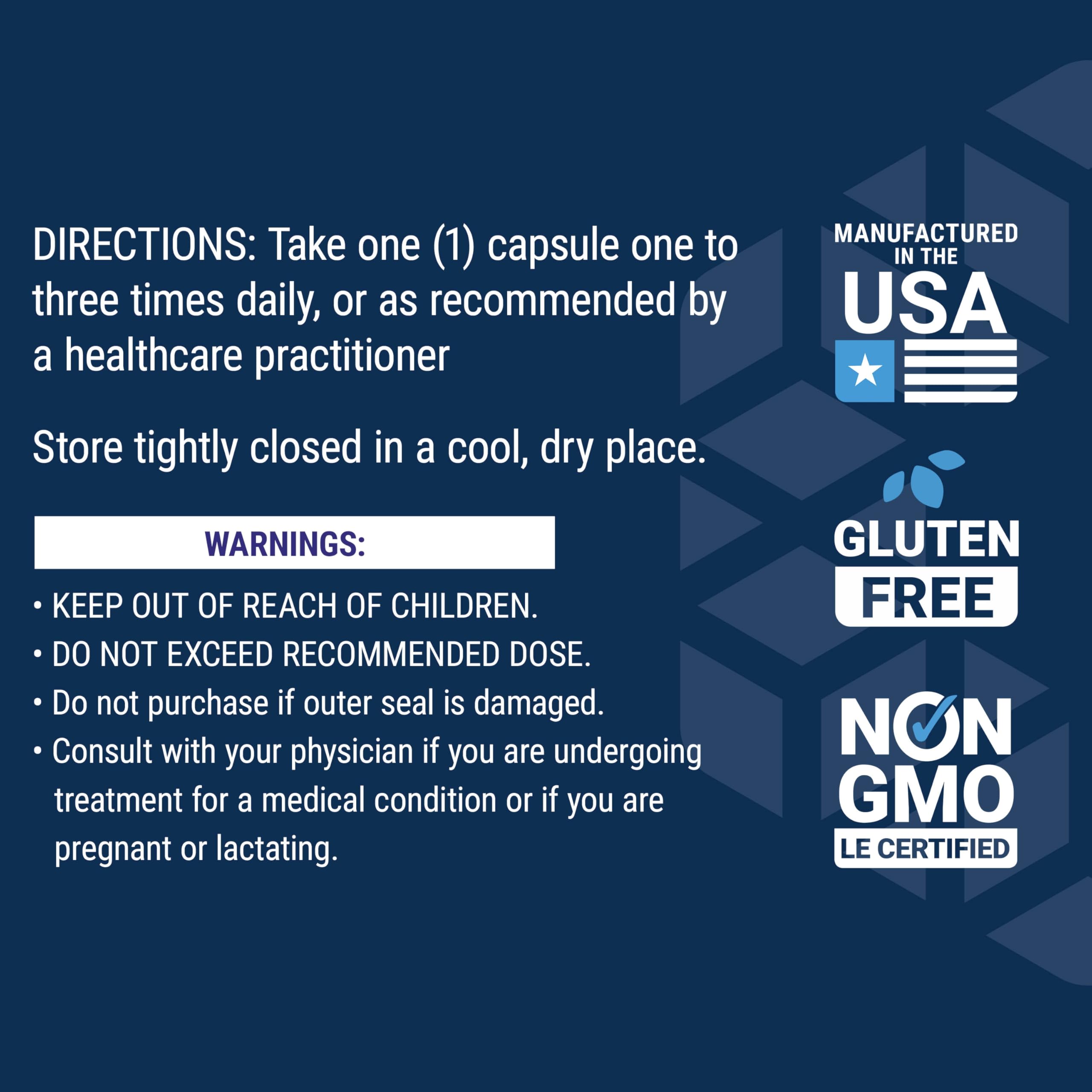 Life Extension NAC two-pack back highlights non-GMO, gluten-free quality.