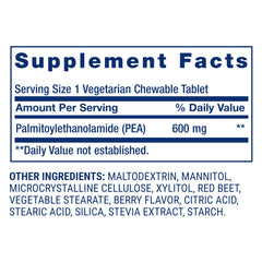 Life Extension Pea Discomfort Relief 600 mg dose supports consistent daily comfort.