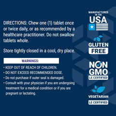 Life Extension Pea Discomfort Relief manufactured in the USA with QA checks.