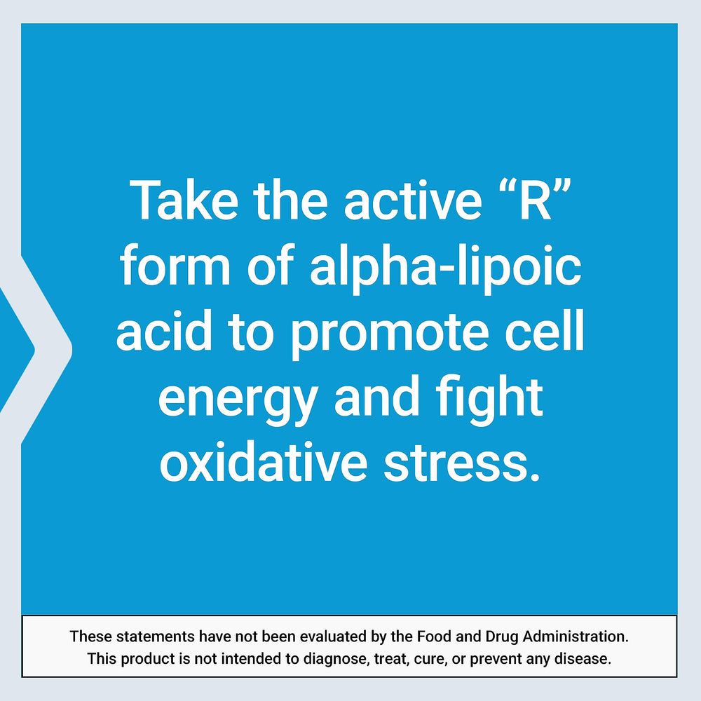 Life Extension Super R-Lipoic Acid capsules inside bottle for daily use.