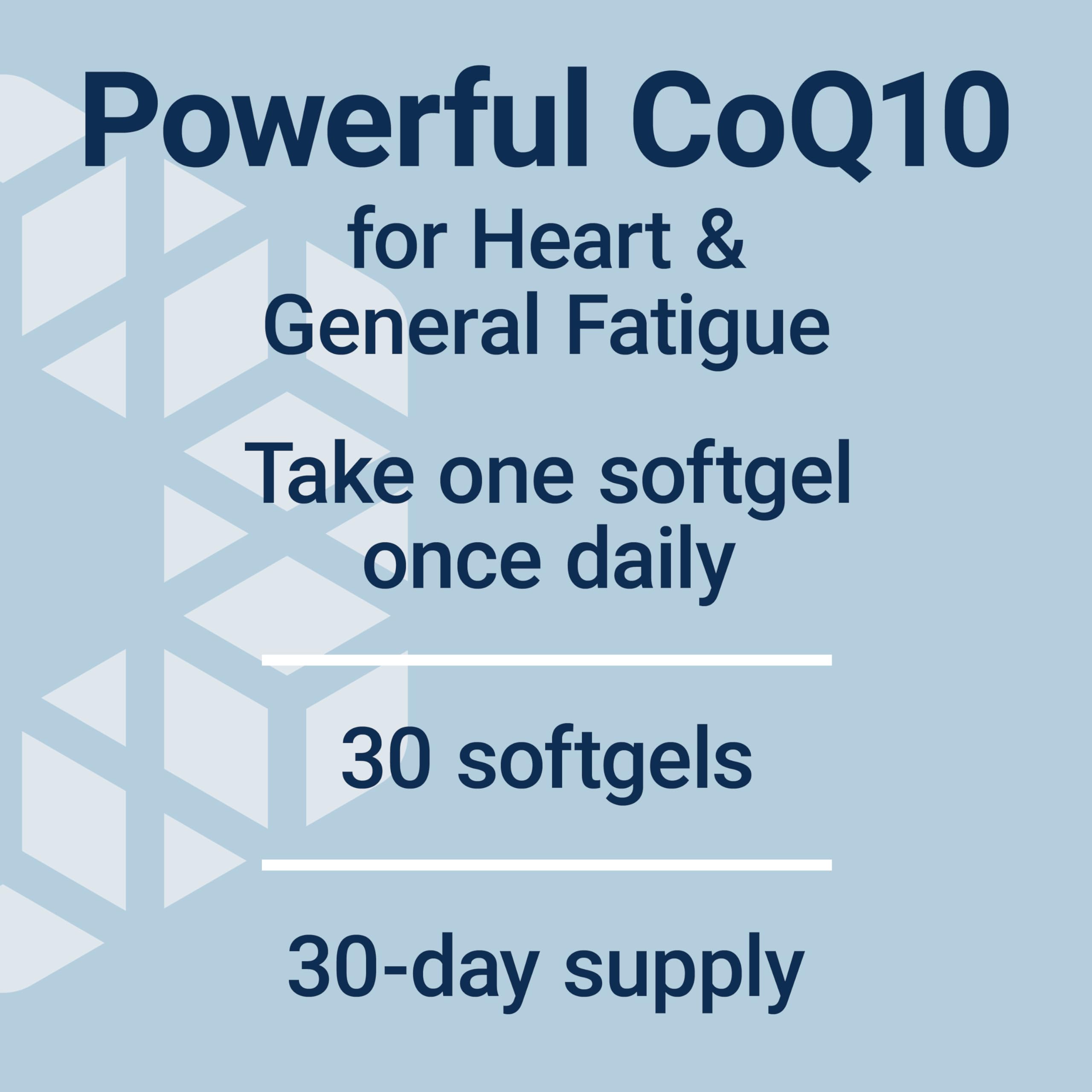Gluten-free badge on Life Extension CoQ10 product image.