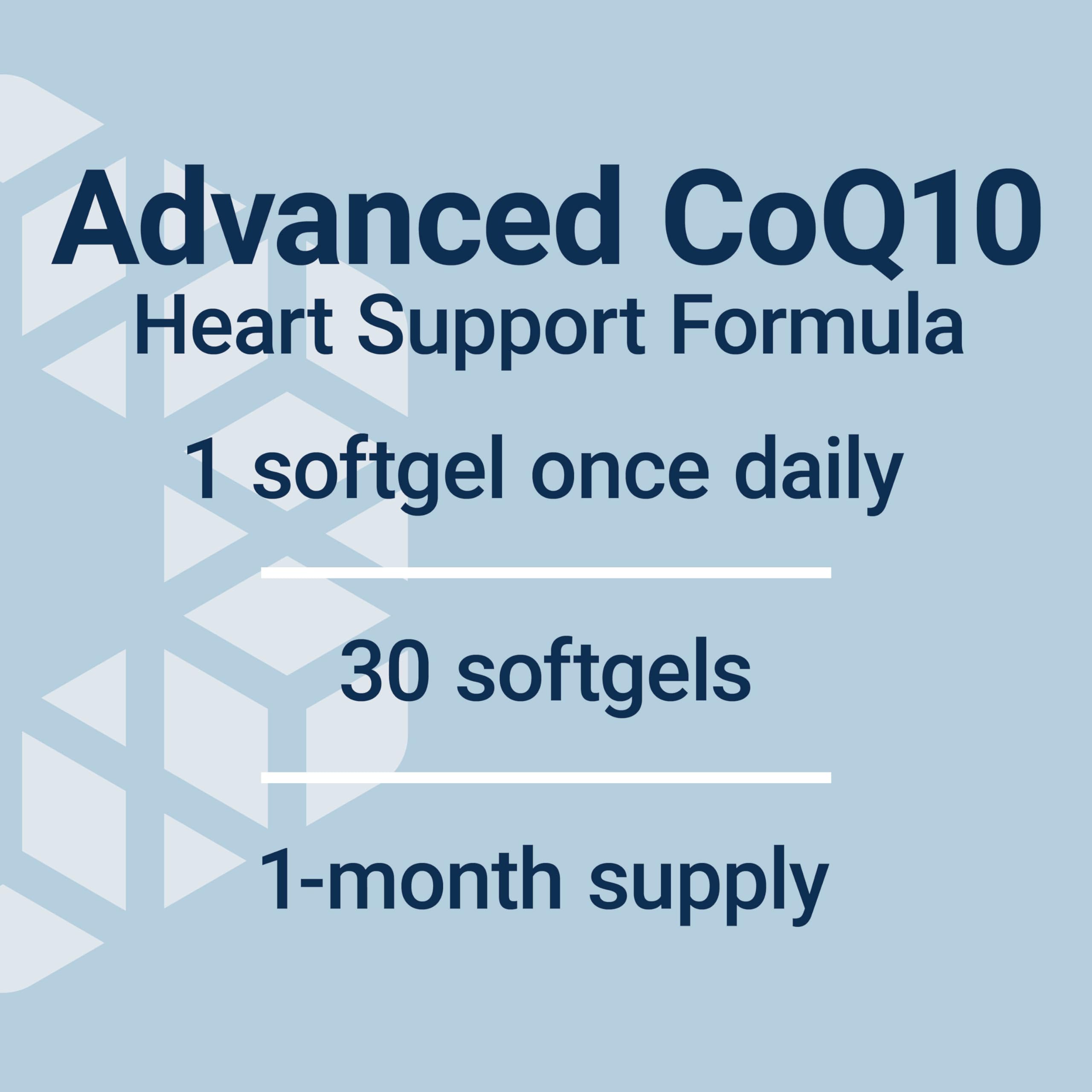Life Extension Super Ubiquinol CoQ10 heart-health graphic on packaging.
