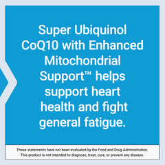 Life Extension Super Ubiquinol CoQ10 bottle pouring capsules into hand