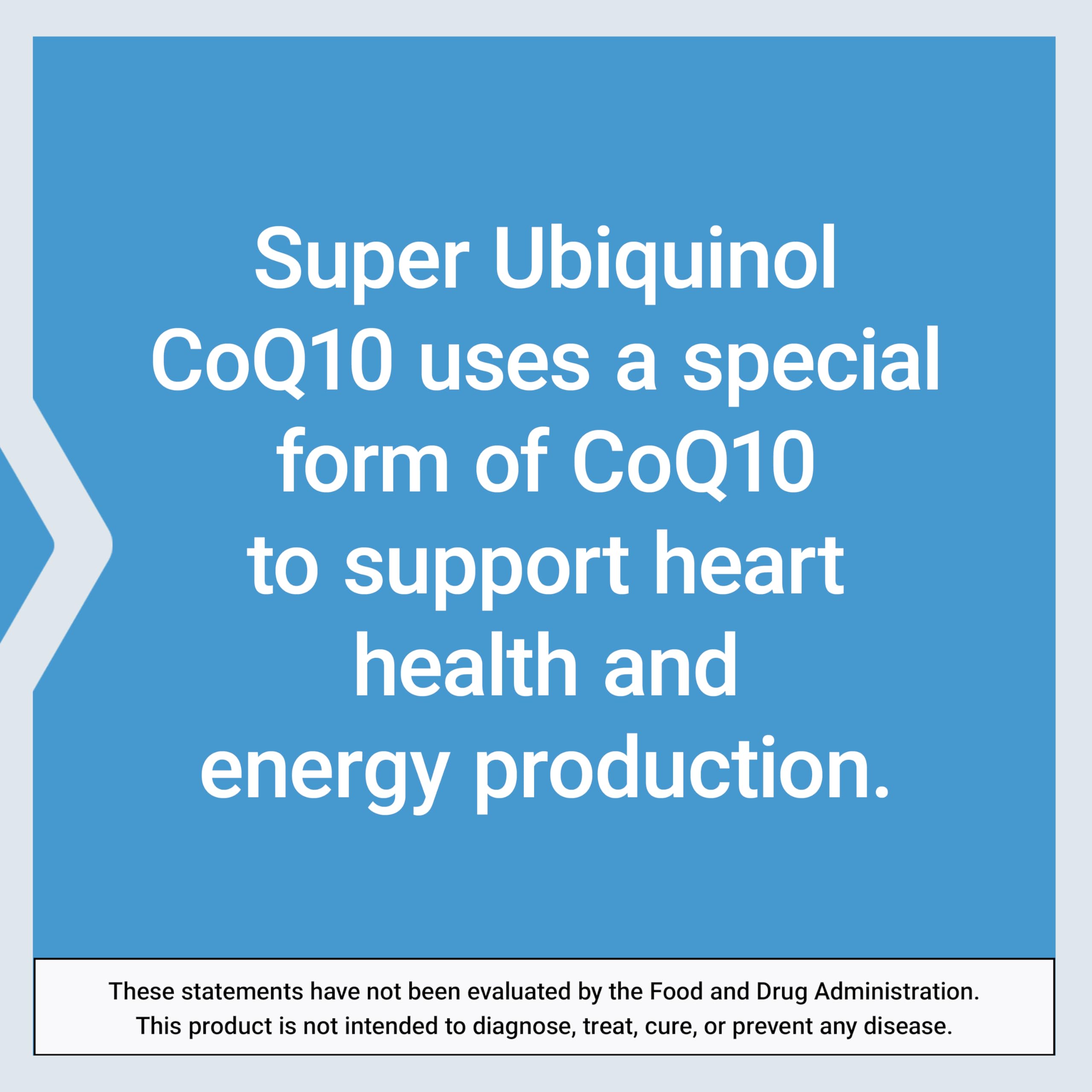 Life Extension Super Ubiquinol CoQ10 USA-made label signals quality.