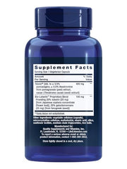 Life Extension Testosterone Elite bottle-back showing dosage and ingredients for informed use