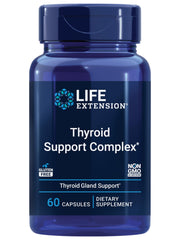 Life Extension Thyroid Support Complex bottle label showing key thyroid health focus