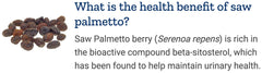 Life Extension Ultra Prostate Formula ingredients list showing beta sitosterol and saw palmetto