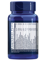 Life Extension Whole Food Multivitamin bottle back label detail highlights ingredients