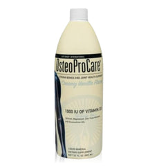 Life Force OsteoProCare Bone Juice bottle highlights calcium-rich formula for bone support