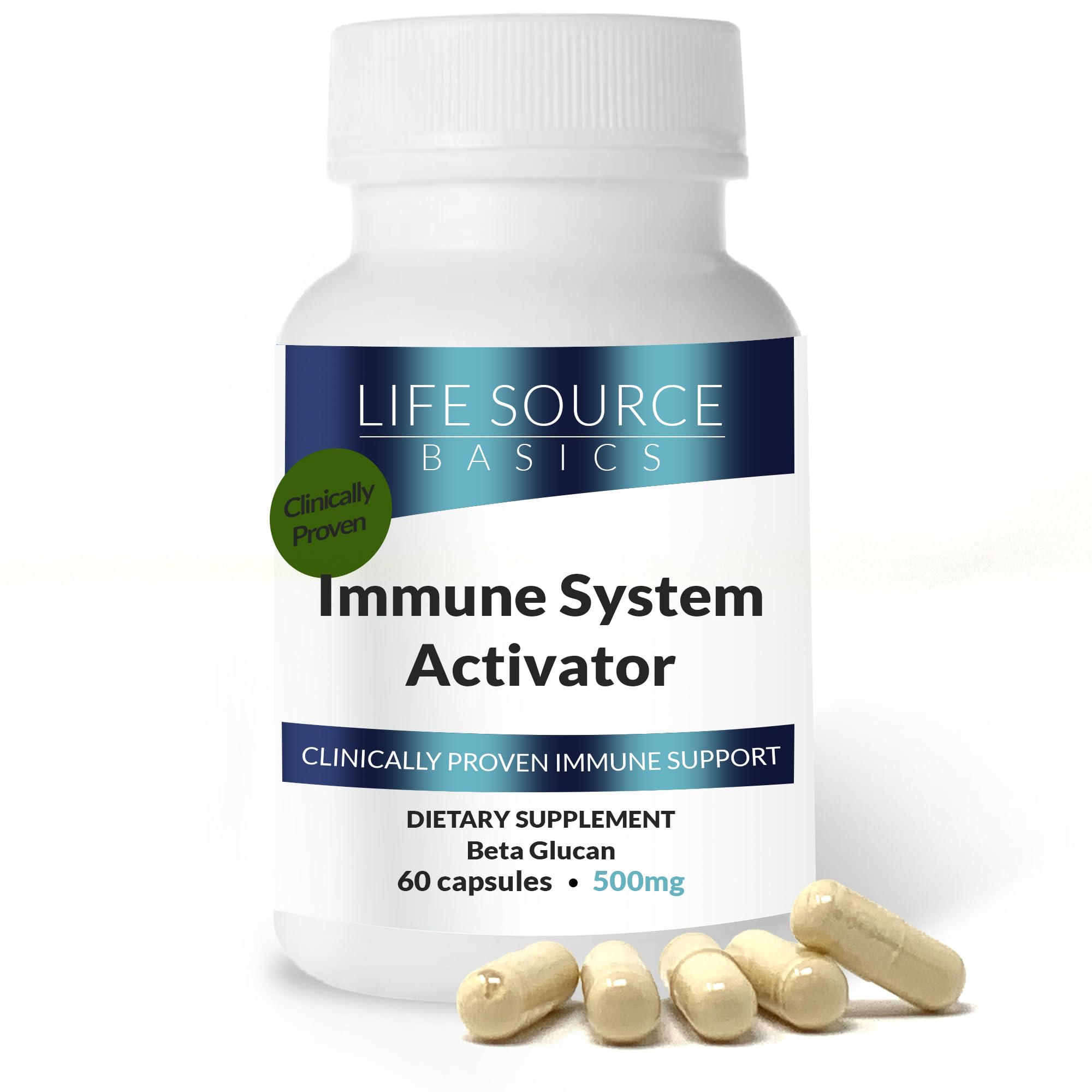 Life Source Basics Immune Activator bottle ready for daily immune support.