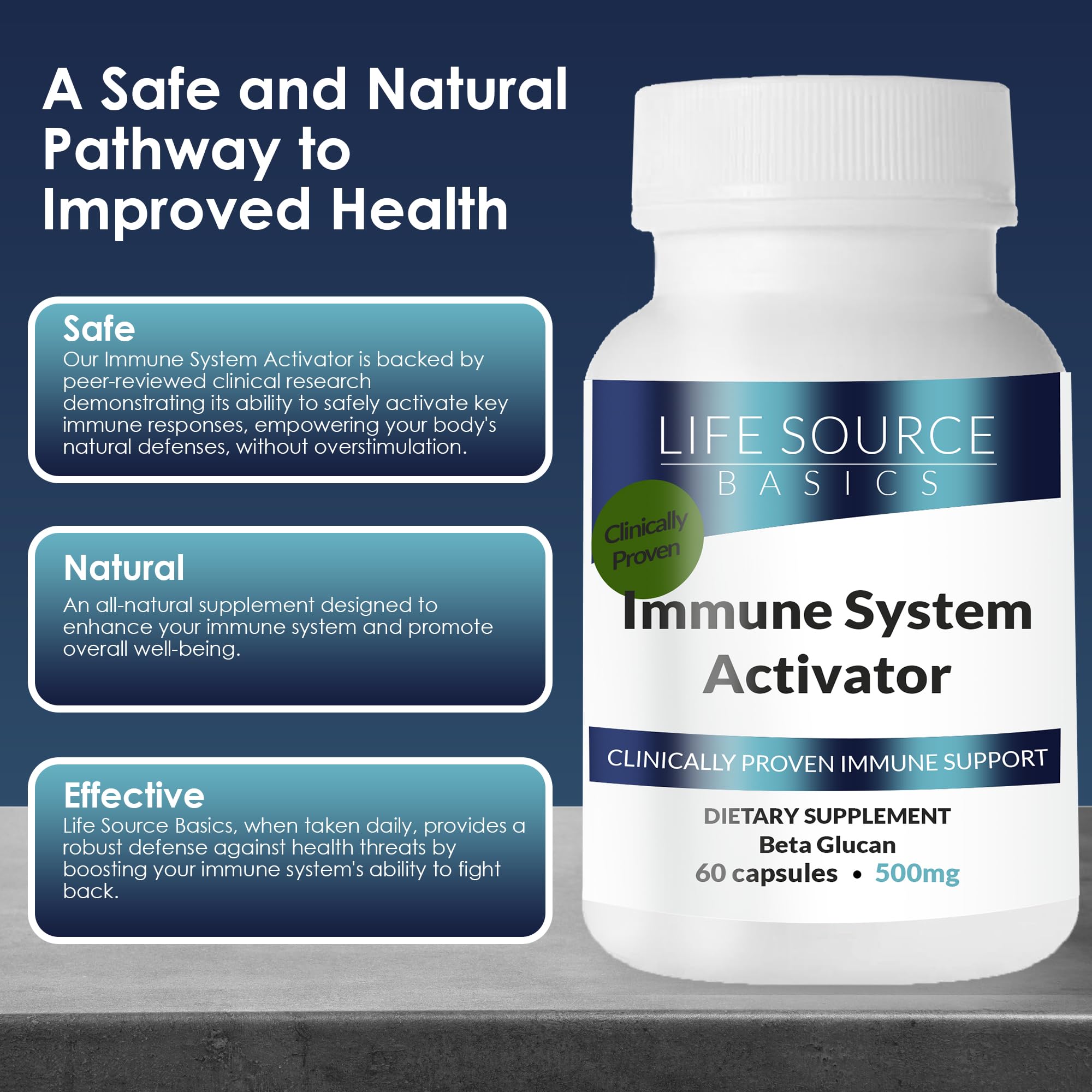 Box packaging highlights gluten-free vegan formula from Life Source Basics.