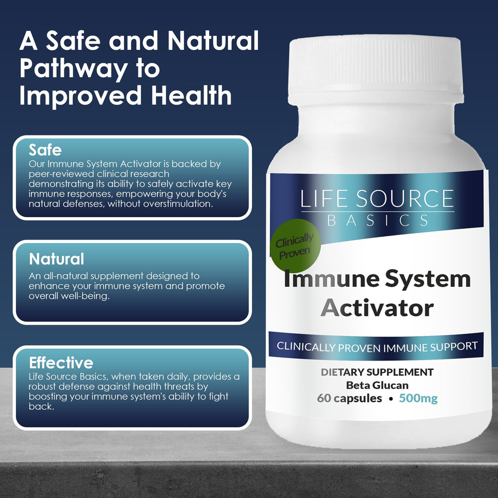 Box packaging highlights gluten-free vegan formula from Life Source Basics.