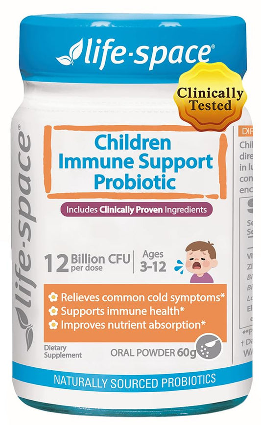 Life-Space Children Immune Support bottle packaging supports easy daily use