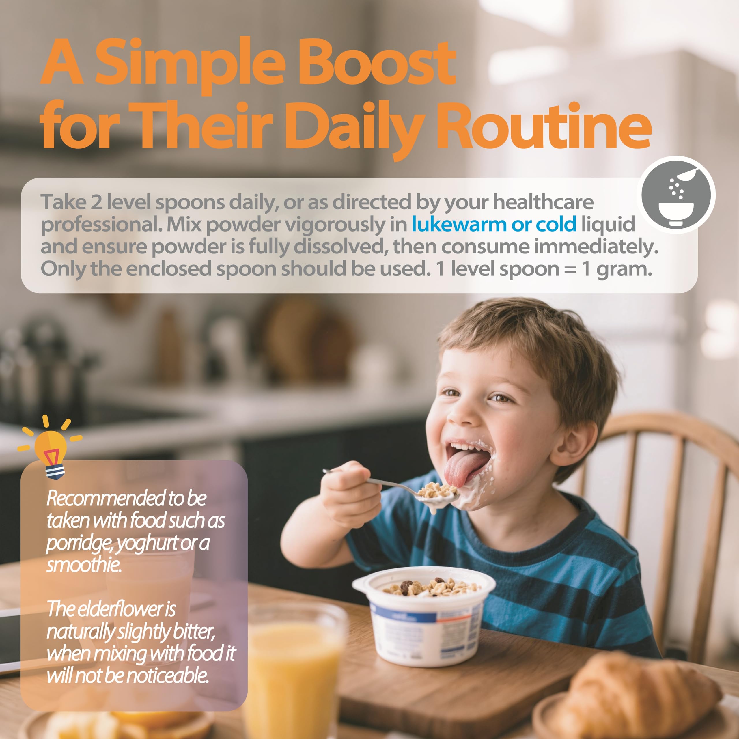 Life-Space Children Immune Support dosing cup included for ages 3–12