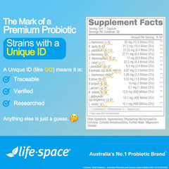 Life-Space lifestyle-use image demonstrates real-life routine with probiotic supplementation.