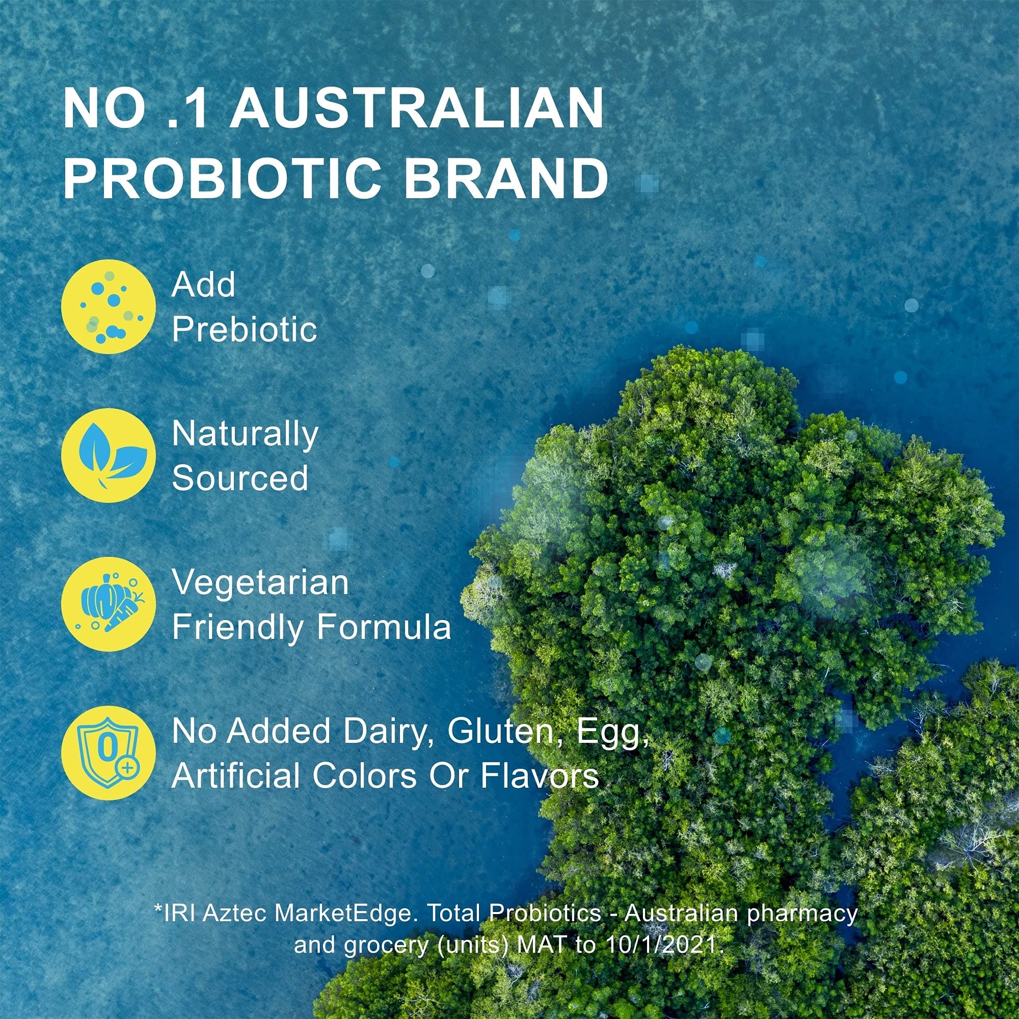 Life-Space non-refrigerated storage graphic for convenient baby probiotics.