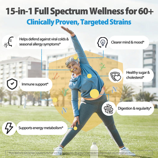 Life-Space Probiotic 30Billion CFU capsules show high-potency gut balance.