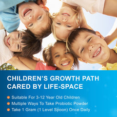 Allergen-free Life-Space icons convey no artificial flavors or eggs.