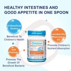 Life-Space Probiotic powder scoop ready for easy dosing.
