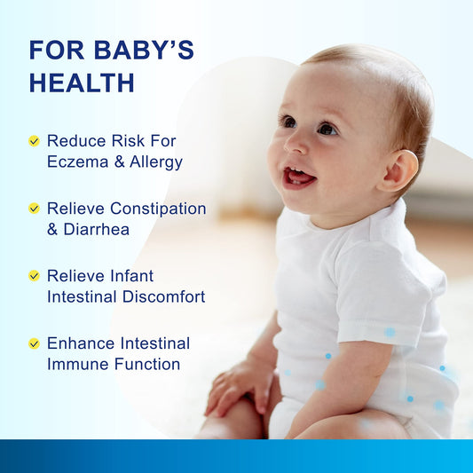 Life-Space probiotic strains label highlights multi-strain formula for early gut health.