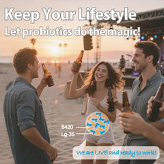 Life-Space Shape B420 features patented strains B420 and Lg-36 for targeted gut health.