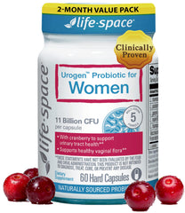 Life-Space Urogen Probiotics for Women bottle front supporting daily urinary comfort