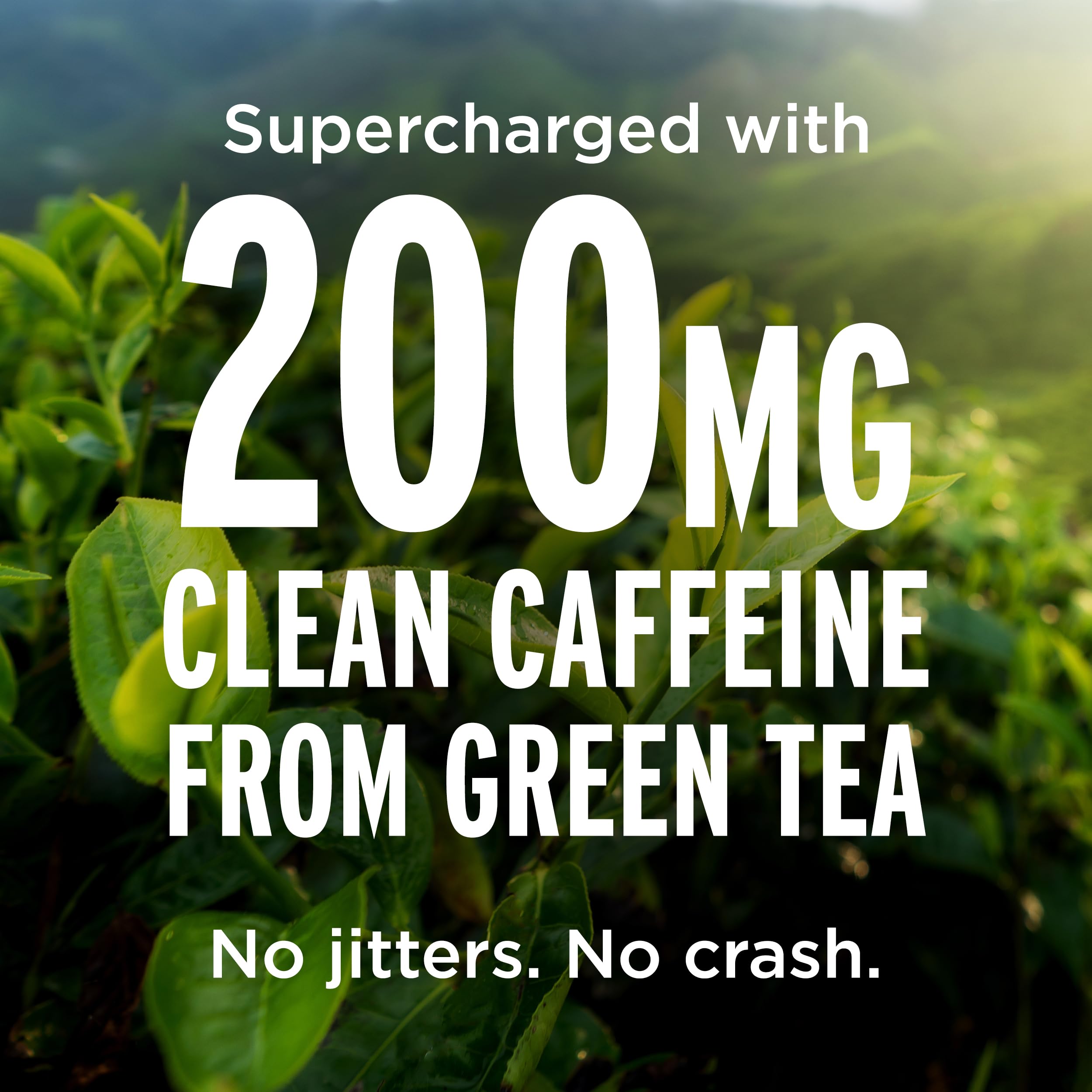 LIFEAID FITAID Energy GO green tea caffeine label highlights clean energy source
