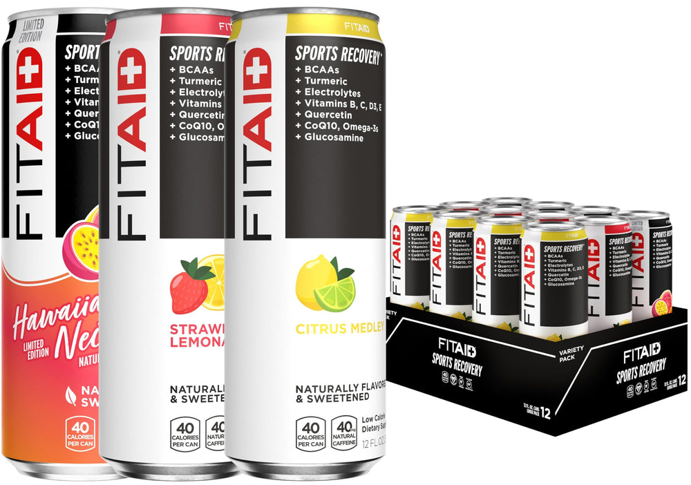 LIFEAID FITAID recovery blend variety pack can supports post-workout refreshment.